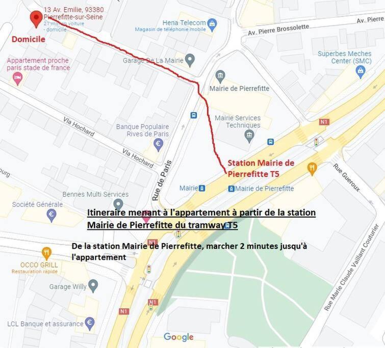 Studio Renove D'Exception Aux Portes De Paris ! Пиерфитл-сюр-Сен Екстериор снимка
